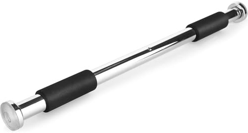 FFITNESS FSMDK822 | 1 Barre | Outil pour tractions Mur à barreaux 2 Voies en Acier Inoxydable Body Crunch Porte 83-130 cm Entraînement en Suspension Biceps Triceps pectoraux Abdominaux