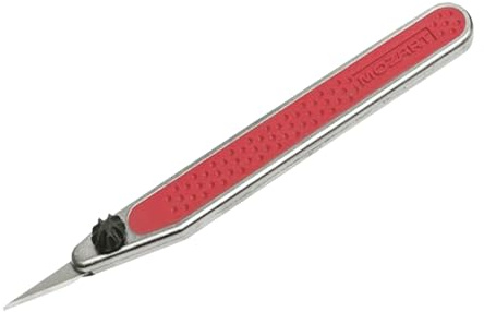 Mozart Cuchillo de precisión P2 T, negro, acero al carbono, caucho