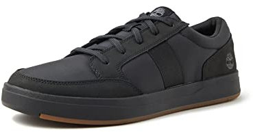 Timberland Herren Davis Square F/L Ox Basic Sneaker Low Top, Black Nubuck, 45 EU