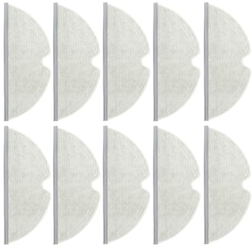 Wischtücher mit vollständiger Abdeckung für XiaoMi Roborock S5 Max S6 Pure S6 MaxV S5 S51 S50 S55 E25 E35 Staubsaugerteile (10 Stück)