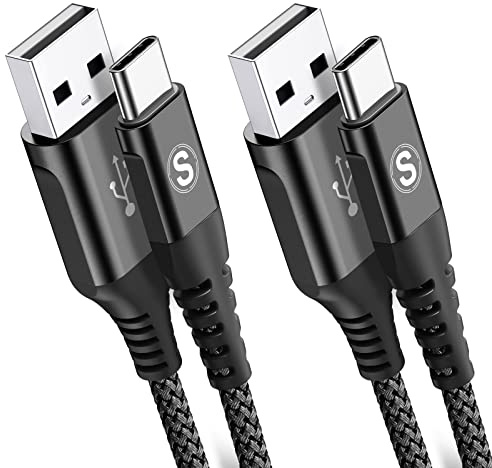 2-Pack 1M USB C Cable 3.1A Fast Car Charger Cable Compatible for iPhone 17 air 16 15 Plus Pro Max, Samsung Flip/Fold 7 6 5 4 3 S26 S25 S24 S10 S20 S21 S22 S23 A16/15/14/13/12 A35/A34 A56/55/54, Pixel
