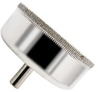 LAIWEI Scie cloche diamantée 75 mm, forets pour verre, porcelaine, granit, marbre, forets électriques, forets en céramique, diamètre de coupe (75 mm)