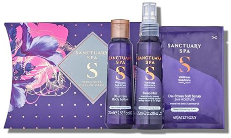 Sanctuary Spa Wellness Pillow Pack, Vegan, Gift For Women, Birthday Gift, Self Care Gift, Womens Gift Sets