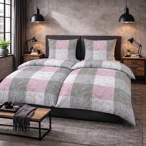 Casa Colori Seersucker Bed Linen 135 x 200 cm 4-Piece Set