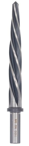 Bohrbrückenkonstruktionsreibahle, HSS-Spiralnut-Ausrichtungsreibahle, 3/4 Zoll Schnittdurchmesser, 1/2 Zoll Schaftdurchmesser, Konisches Brückenreibahlen-Bit-Werkzeug für Stahl,