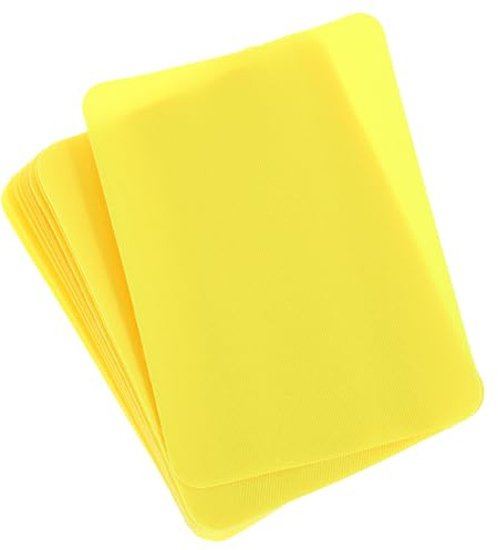 QUARKZMAN 10 Stück Aufbügelflicken für Kleidung Stoff Reparatur, Flicken zum Aufbügeln 125mm x 95mm für Kleidung, Hosen, Taschen, Reparatur von Löchern und Dekoration (Gelb)