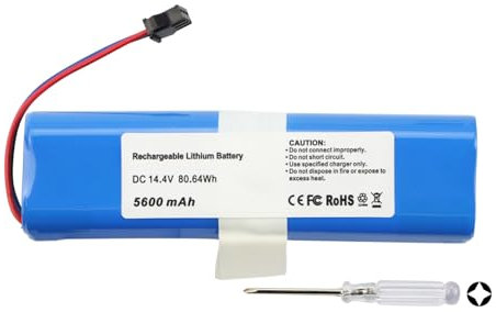 K KYUER Saugroboter Akku für Proscenic M7 Pro M8 Pro M7 Max Uoni V980 Max V980 Plus Roidmi Eve Plus Kyvol Cybovac S31 Coredy L900 L900W L900X Onson J30 Pro Lenovo LR1 S9 Lydsto R1 VIOMI S9 Battery