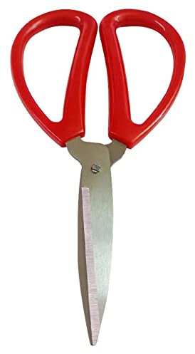 Ciseaux de ménage multifonctionnels, ciseaux de tailleur en acier, ciseaux de jardin industriels, ciseaux express faits à la main (un grand)