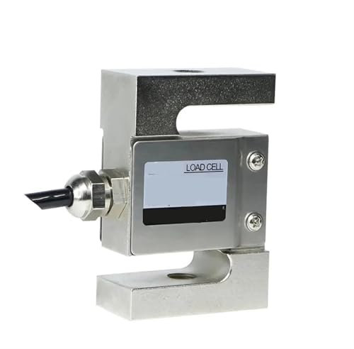 ZEEGII wägezelle s typ S-Typ-Wägezelle, 50 kg – 5 Tonnen, Spannungssensor for hochpräzise Gewichtung und Druckprüfung von Kran-Hängewaagen(0-500kg)