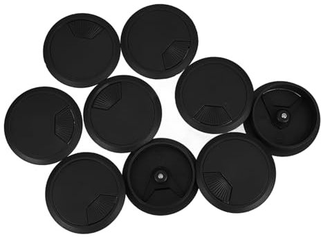 Hohopeti 9pcs Cable Grommets Desk Cable Hole Cover for Pc Desk Wall Hole Grommet Wire Cord