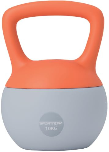 SPORTNOW Soft Kettlebell, 4/6/8/10/12kg Kettle Bell with Non-Slip Handle for Home Gym Weight Lifting and Strength Training