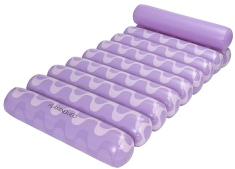 Flamingueo Bouee Piscine - Matelas Piscine, Bouee Piscine Adulte, Matelas de Plage, Accessoires Piscine, Bouée Geante, Gonflable Plage (94 x 180 x 37 cm)