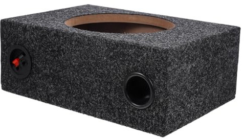 TOPBATHY Caisson De Basses 8 Pouces Simple Moquetté pour Voiture Audio DIY Subwoofer Scellé Usage Automobile Enthousiastes du Son