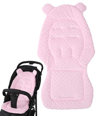 Cojín de asiento para cochecito de bebé, colchón reversible para cochecito
