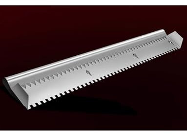 Aluminum Alloy Toothed Large Trowel Plastering Knife Tile Trowel Grooving Tool(90cm/35in)