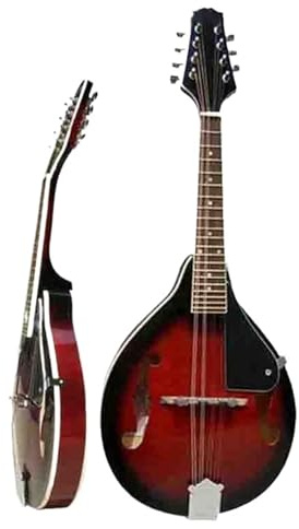 Eight String Mandolin Instrument Professional Performance Orange Standard Mandolin(2)