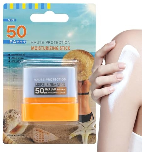 Sonnenschutz Stift - Feuchtigkeitsspendender Unsichtbarer Sonnenschutz Stick Für Erwachsene,Kein Weißel Effekt Für Fettiger Trockener Sensibler Haut Frauen Männer Sport Reisen Wandern