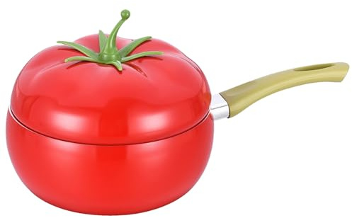 Wezalget Cacerola - Olla Para Cocción Lenta De Verduras Y Frutas,Sartén Con Tapa - para Cocinas de Inducción Eléctricas y Placas de Cocina, para Cocinar, Freír, Leche, Sopa y