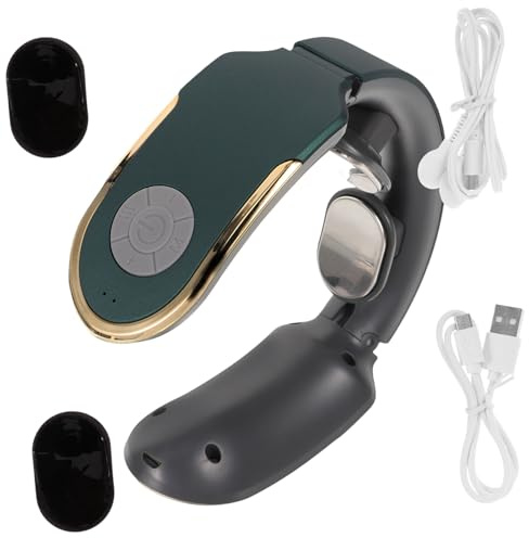 BAZEITFLOW Massaggiatore Cervicale Calore 37-42 ℃ Design Ergonomico Leggero in Abs per Rilassare Collo Dopo Lavoro a Casa