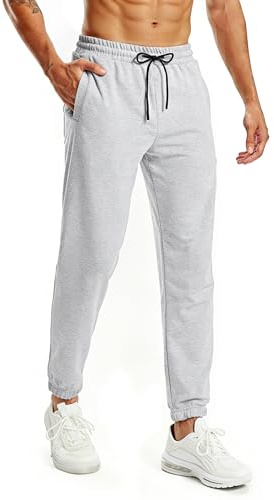 Rane Sports Pantalones de chándal para Hombre Ligeros Transpirables y elásticos Ideales para Fitness Correr y Ocio.