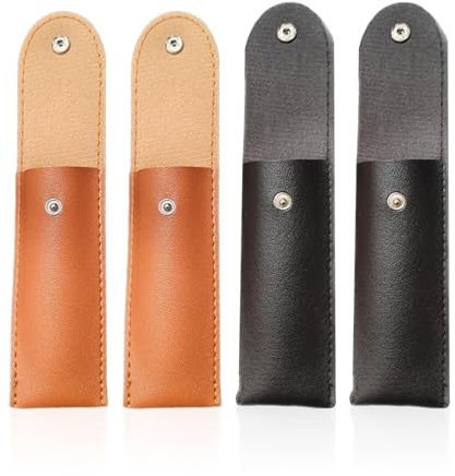 DUINIU Étui À Couteaux Pliant 4 Pièces, Pressé Et Scellé avec Une Boucle, Résistant À l'usure, Aux Rayures Et Robuste, Portable Et Résistant Aux Collisions.