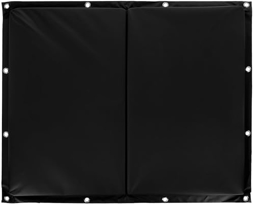 Kerbl Kickpad, Trittschutz für Pferde, Stallzubehör, 120cm Länge 100 cm Breite 4cm Höhe, schwarz, 3230533