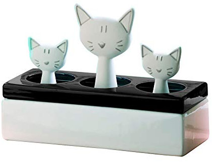 Keramik Luftbefeuchter Katzenfamilie