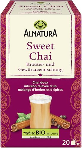 Alnatura Bio Sweet-Chai-Tee, 20 Beutel, 6er Pack (6 x 40 g)