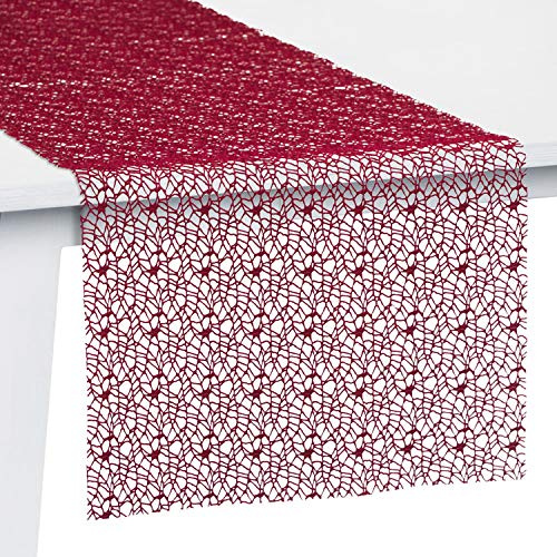 Pichler Tischläufer Network burgund Größe 45x140 cm