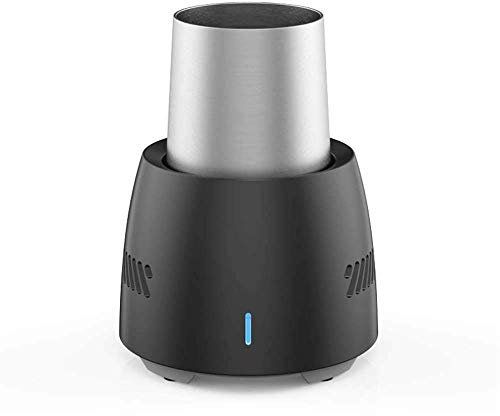 Funthy Raffreddatore rapido per vino, mini frigorifero per bottiglia elettrica, tazza di raffreddamento per bottiglie di vino o champagne, birra ghiacciata, bevande portatili per la casa, ufficio,