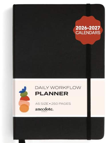 Anecdote 2027 Daily Planner, 2026-2027 Calendars, Flexible 26 Weeks Undated