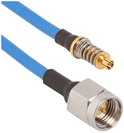 Cavo di rf, spina di SMPM Jack-SMA, 152MM, assemblaggi cavi coassiali dei connettori di rf