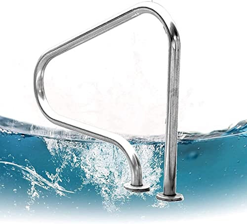 GOODBZ Pasamanos de Seguridad para Piscinas Pasamanos de Seguridad para Piscinas Resistentes Pasamanos para Piscinas Fácil de Instalar, Pasamanos para escaleras de Piscina de Acero inoxid