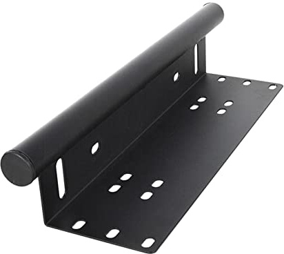 PICAA Universal LED Light Bar Mounting Bracket License Number Plate Holder | Black, for Work Lights Fog Lamps Spotlights, for Car Offroad Truck 4x4 Driving