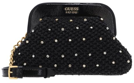 GUESS HWEA8490150 SICILIA SMALL FRAME CLUTCH Women BLA Size One Size