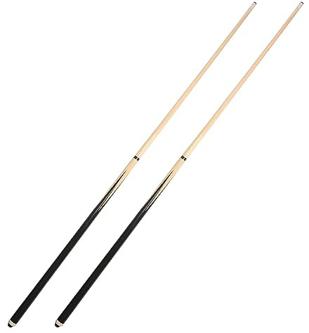 Ispirito, Set di 2 Stecche da Biliardo da 147 cm, 538,6 g, 13 mm, Punte da incollare, in Legno Duro, Set da 2/4/6