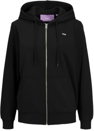 Jack & Jones Damen Jxabbie RLX Ls Every Zip Hood SWT Noos Sweatshirt-Jacke (1er Pack)