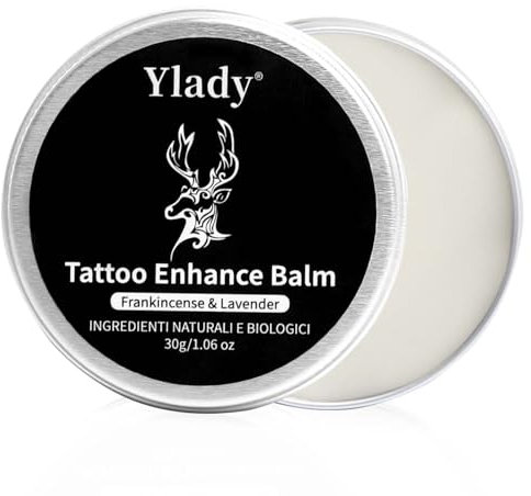 Crema per tatuaggi, aftercare balsamo tatuaggio 30g/1,06 oz, burro idratante per tatuaggi crema per la cura del tatuaggio burro tattoo lozione, ravvivante colore tatuaggio mantenimento idratazione