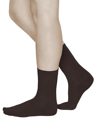 VITSOCKS Ullstrumpor Dam 80% MERINOULL Varma Strumpor (3 PAR) Mjuka Andas, brun, 39-42
