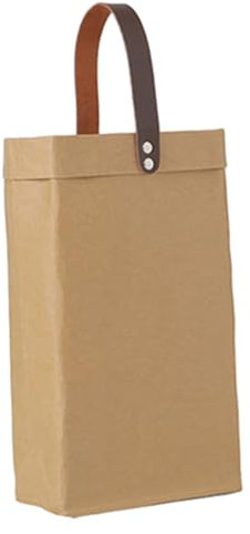 WATIIFUFU Bolsa De De Papel Kraft para Bolsa De Mano para Envolver Botellas para De Vino para