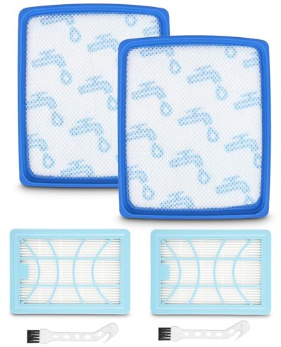 2 stycken dammsugarfilter för Philips 7000-serien PowerPro Expert, ersättningsfilterset för Philips FC9728/01, FC9728/81, FC9729/09, FC974109, FC9742/09, FC9743/09, FC9745/09, FC9746/09