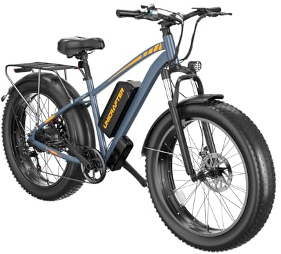 Electric Bicycle for Adults, 1500W Peak Motor 30 MPH 60 Miles Fat Tire E Bike with 48V 18.2Ah Removable Battery 26 Electric Bike Hydraulic Disc Brake and 7-Speed Motorcycle,UL 2849 Certified