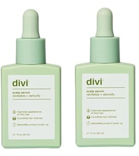 Divi Scalp Serum for Thinning Hair, 30ml – Clinically Tested, Nourishing Formula with Amino Acids, Caffeine & Rosemary Oil – Promotes Healthy Scalp, Reduces Oil & Product Buildup, Pack of 2