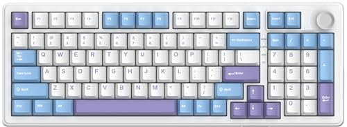 The G-Lab Keyz Elite 400 WB - Teclado Gaming Inalámbrico Mecánico QWERTY US | Inalámbrico Tri Modo 2.4GHz/Bluetooth/Cable, Mecánico Hot Swap Pre-lubricado, Gasket 5 Capas, RGB/Macro