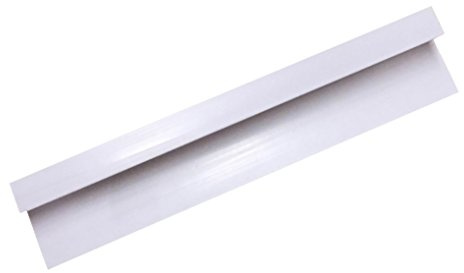 DBS White 10mm End Cap Trim for Shower Wet Wall Panels Bathroom Cladding PVC 2.4m