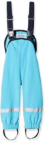 Playshoes Unisex Kinder Softshell-Latzhose Outdoor-Hose 430202, aquablau,98