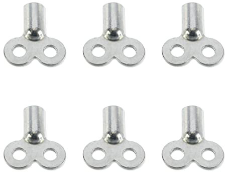 6 pezzi chiave del radiatore,chiave di sfiato del radiatore per lo sfiato adatta a tutti i radiatori chiave di spurgo del radiatore, STABILE, riduce il rumore, chiave di sfiato del radiatore