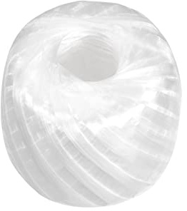Rebower polyester nylonrep [för bokompackning gör-det-själv] – 100 m/328 fot/1 rulle vit