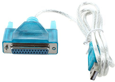 Adaptador USB a puerto paralelo DB25 25-Pin impresora