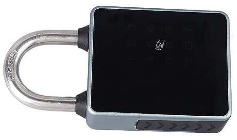 Candado Inteligente con Teclado sin Llave, Candado con Bluetooth IP65, Resistente Al Agua, Casillero, Gimnasio, Cerradura para el Hogar